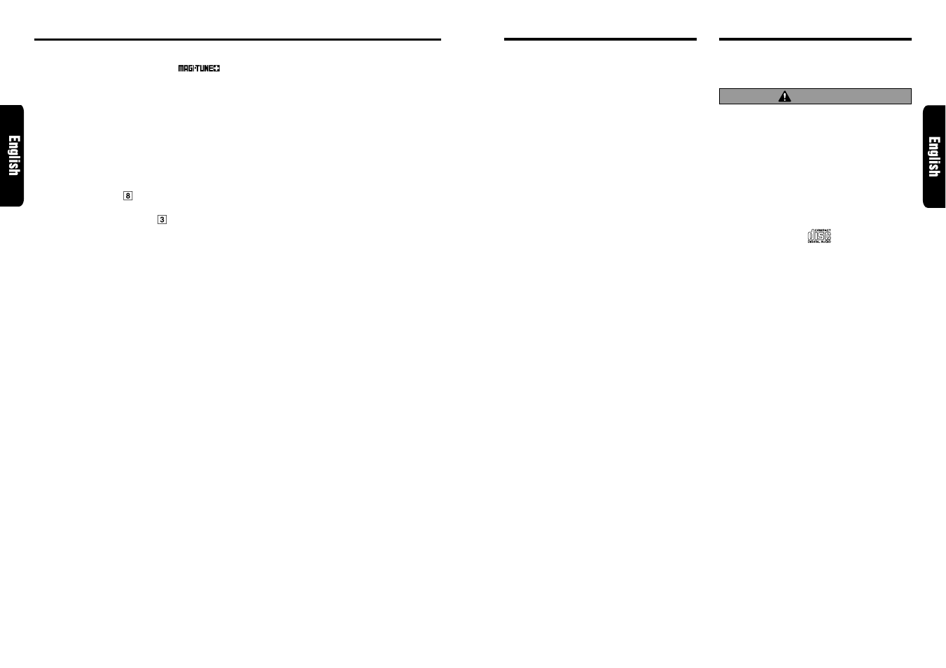 Cd operations, Radio operations, Caution | Clarion DRX9675z User Manual | Page 7 / 17