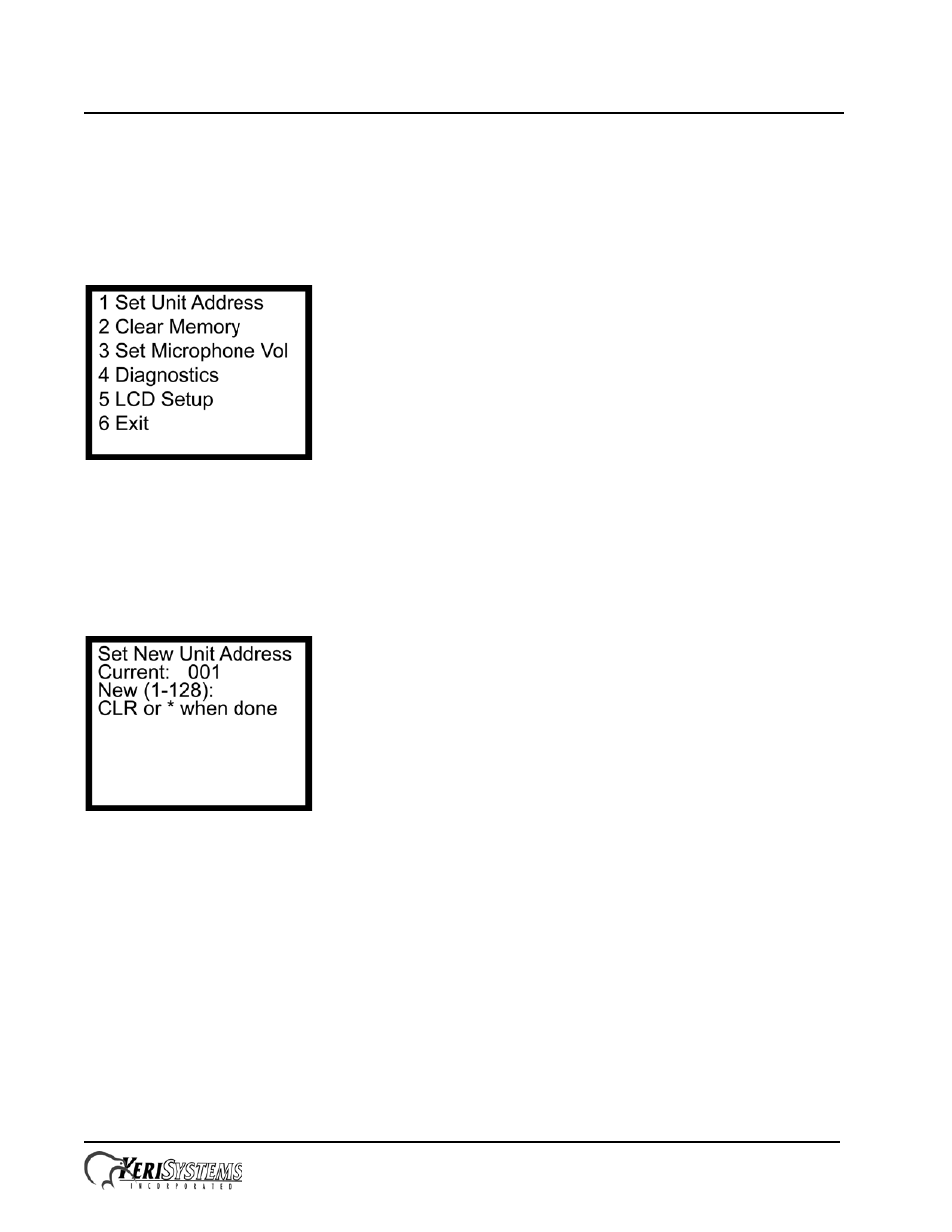 0 setup controller, 1 set unit address, Entraguard | Platinum telephone entry controller | Keri Systems EntraGuard Platinum Installation Guide User Manual | Page 7 / 10