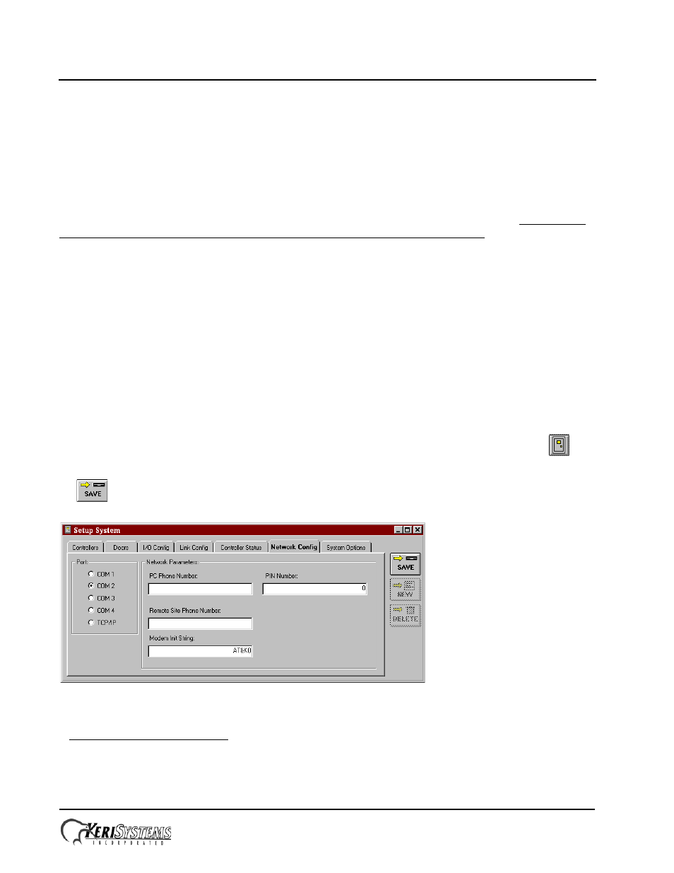 2 between entraguard network and host computer, 1 phone line (internal modem), Entraguard | Platinum telephone entry controller, Quick start guide | Keri Systems EntraGuard Platinum Quick Start User Manual | Page 14 / 28