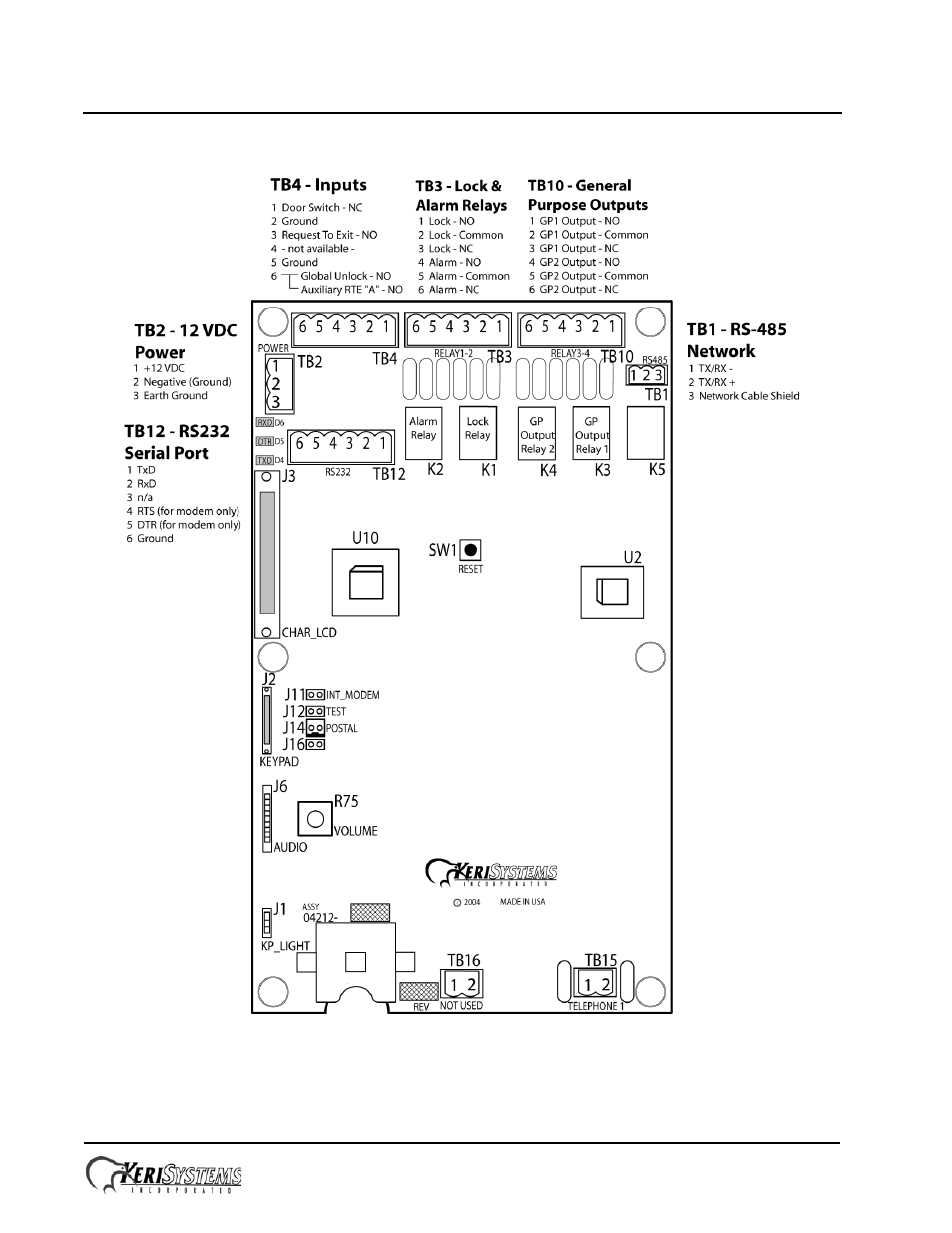 2 silver telephone entry controller, Entraguard, Silver walk-up package | Keri Systems EntraGuard Silver Walk-Up Package User Manual | Page 2 / 12