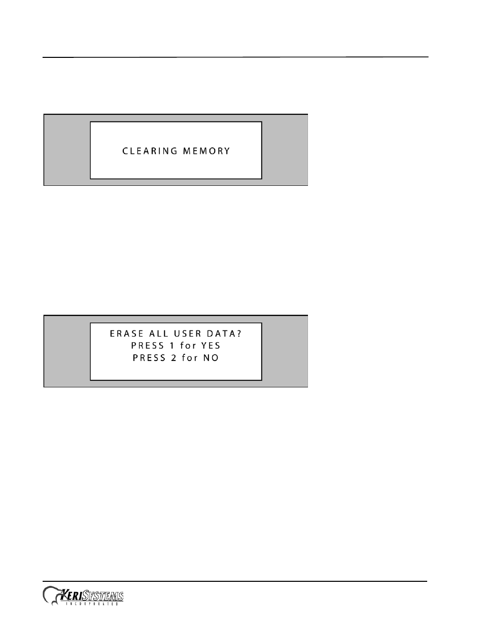 2 clear the controller’s ram, Entraguard, Titanium telephone entry controller | Installation guide | Keri Systems EntraGuard Titanium Installation Guide User Manual | Page 5 / 6