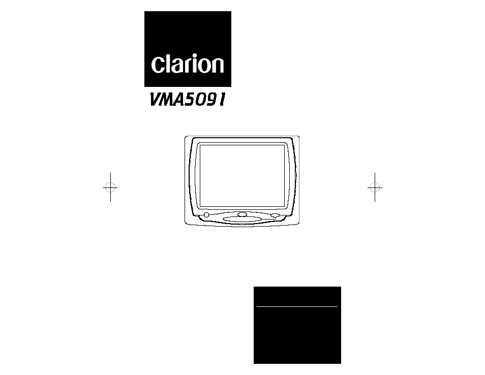 Clarion VMA5091 User Manual | 8 pages