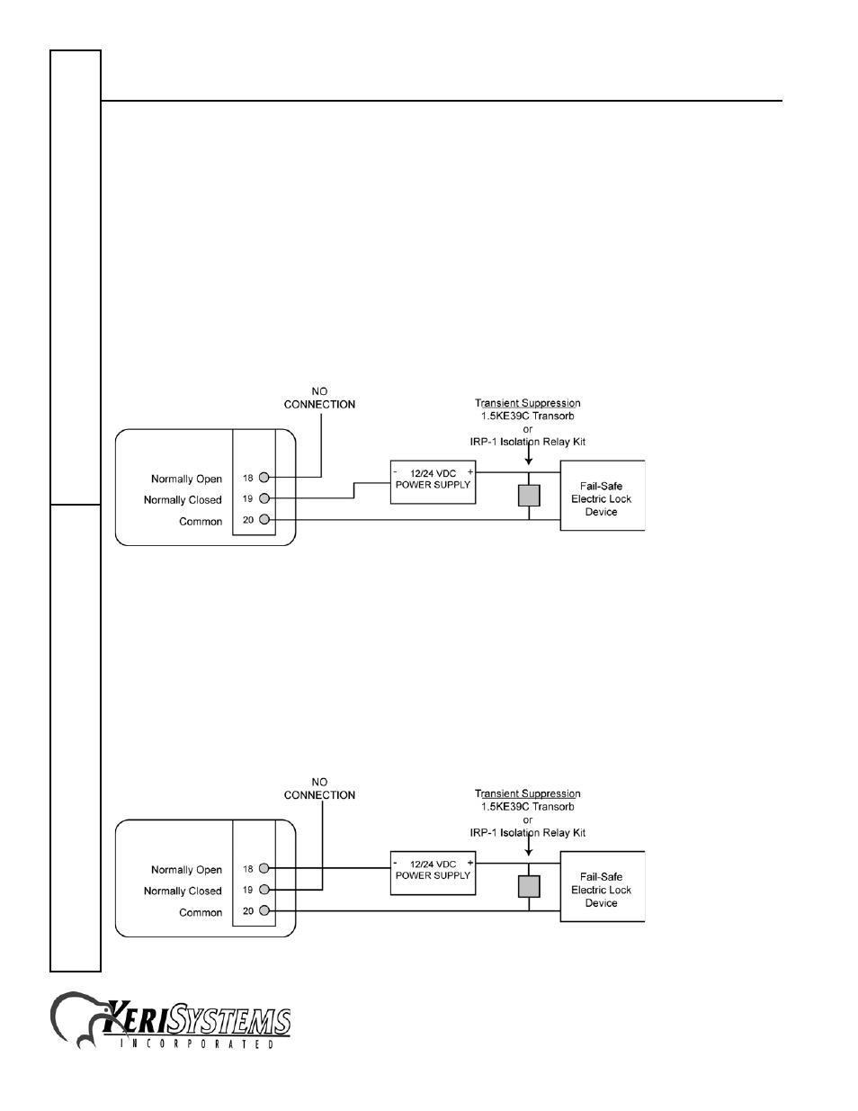 0 lock connection options, 1 fail-safe door lock, 2 fail-secure door lock | Intelliprox – sm-2000, Quick s tart guide intellipr o x | Keri Systems SM-2000 User Manual | Page 6 / 10