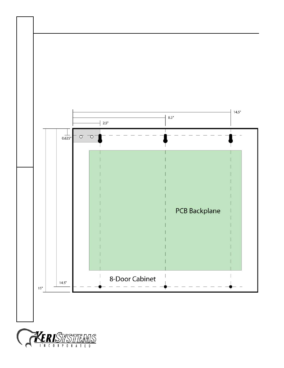 1 through the cabinet mounting, Eight-door concentrator, Quick s tart guide kdc-8 | Keri Systems Eight-Door Concentrator User Manual | Page 2 / 24