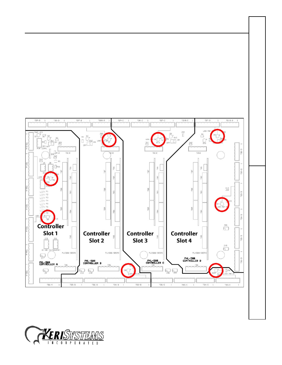 0 cabinet operation, 1 powering on the controllers, Eight-door concentrator | Kdc-8 quick s tart guide | Keri Systems Eight-Door Concentrator User Manual | Page 23 / 24