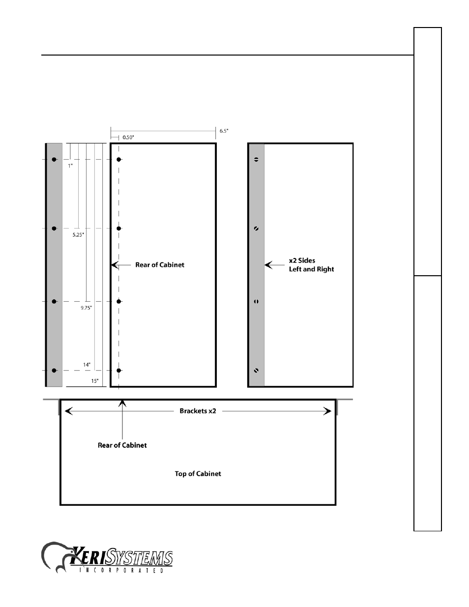 2 bracket wall mounting, Eight-door concentrator, Kdc-8 quick s tart guide | Keri Systems Eight-Door Concentrator User Manual | Page 3 / 24