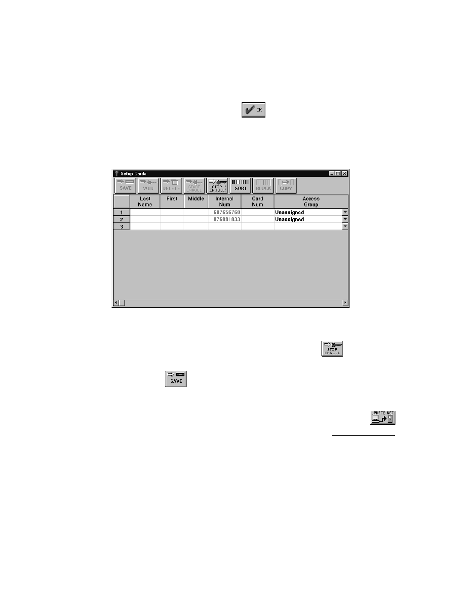 Entering card data for a cardholder | Keri Systems Doors16 User Manual | Page 104 / 220