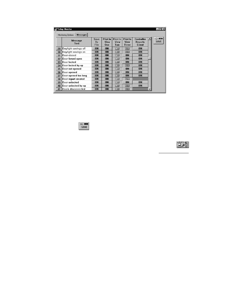 Save to file | Keri Systems Doors16 User Manual | Page 128 / 220