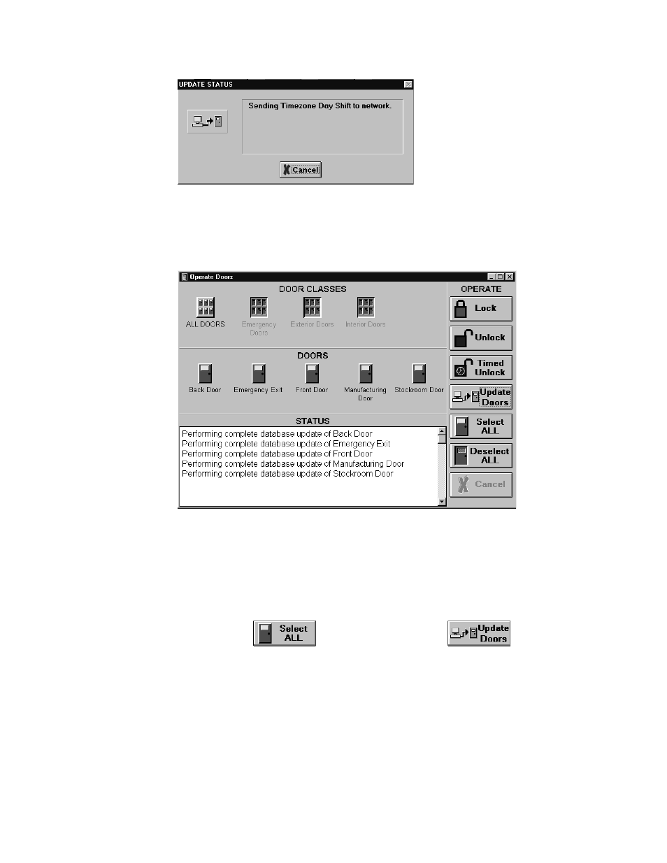 Update all doors in a door class | Keri Systems Doors16 User Manual | Page 143 / 220