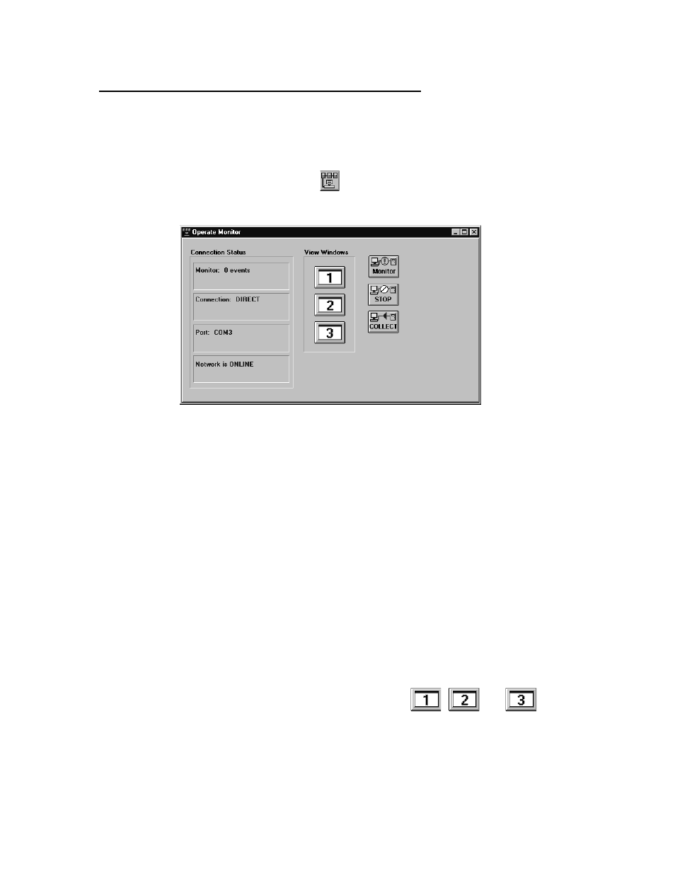 Monitor and collect events from the controllers, Verifying communication status, Starting monitoring | Keri Systems Doors16 User Manual | Page 147 / 220