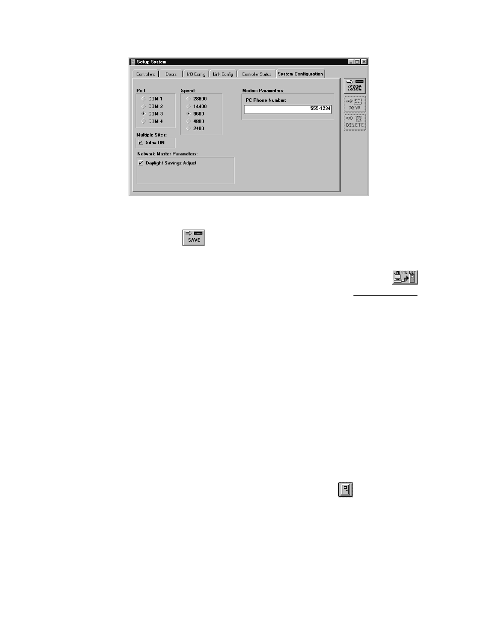 Enter site configuration information | Keri Systems Doors16 User Manual | Page 181 / 220