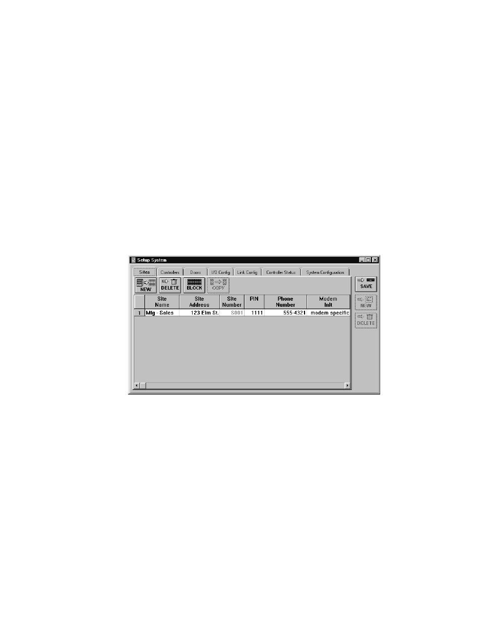 Site phone number, Site modem initialization string | Keri Systems Doors16 User Manual | Page 183 / 220