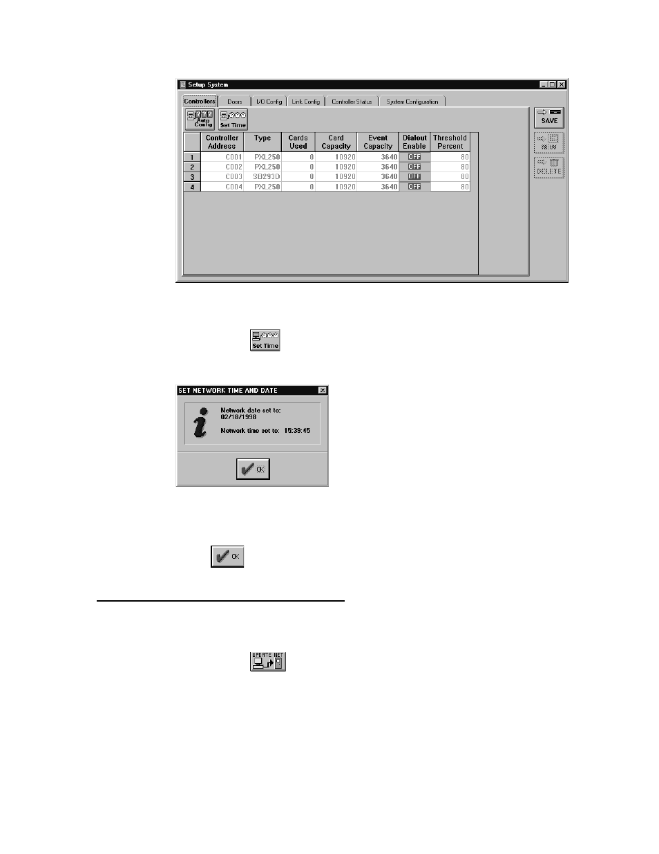 Network update – default parameters | Keri Systems Doors16 User Manual | Page 43 / 220