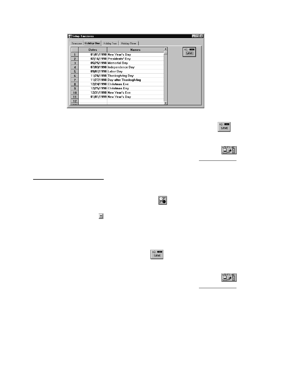 Display/edit a time zone | Keri Systems Doors16 User Manual | Page 60 / 220