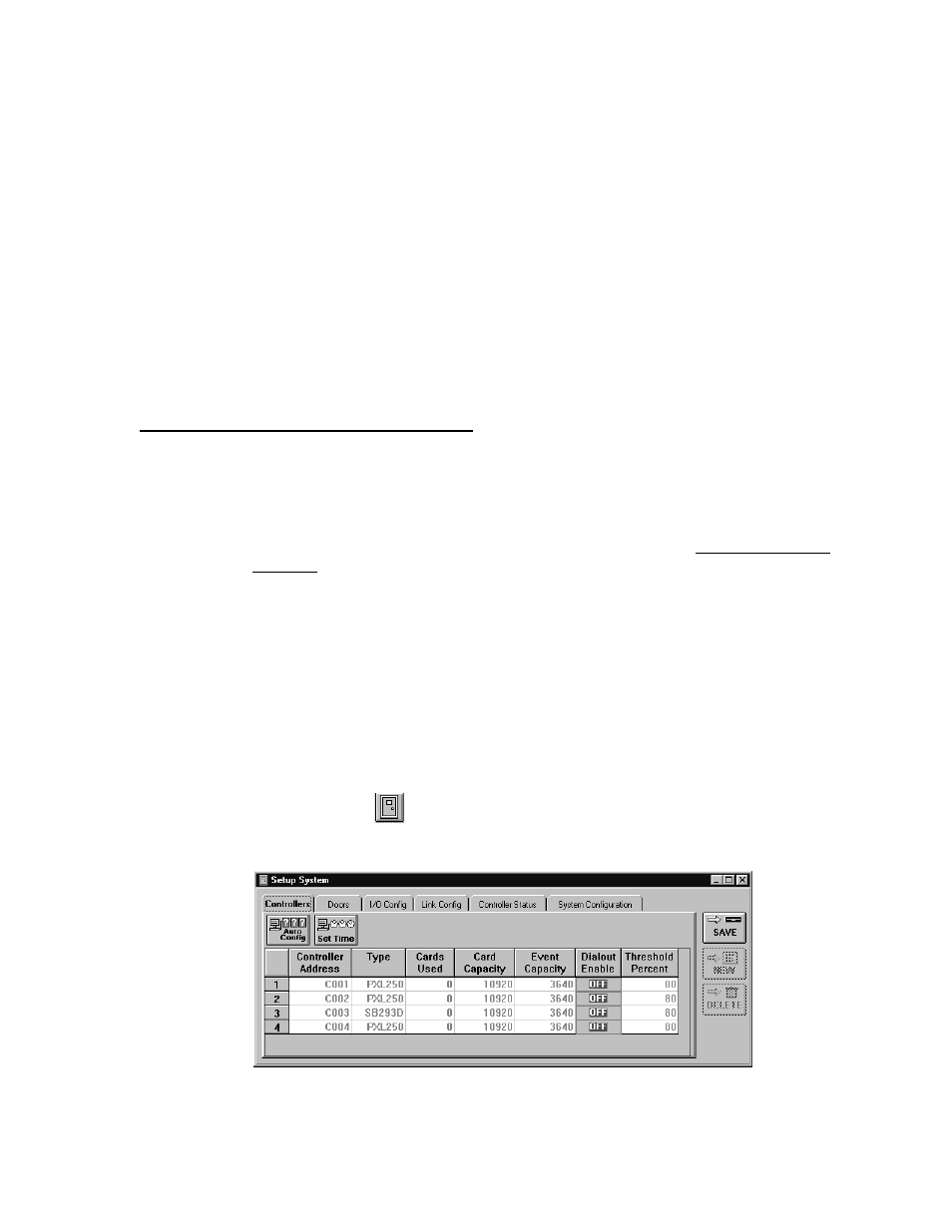 Setup doors/controllers, Set controller dial-out parameters, Enable controller dial-out | Keri Systems Doors16 User Manual | Page 63 / 220