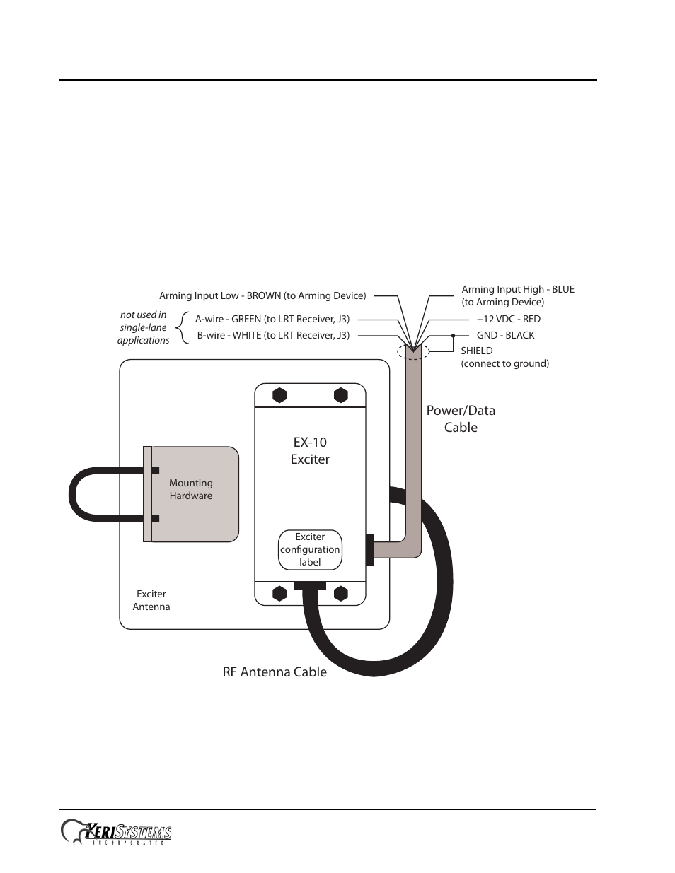 2 exciter electrical installation, V-track™ automatic long range vehicle id system, Installation guide | Keri Systems V-Track User Manual | Page 4 / 20