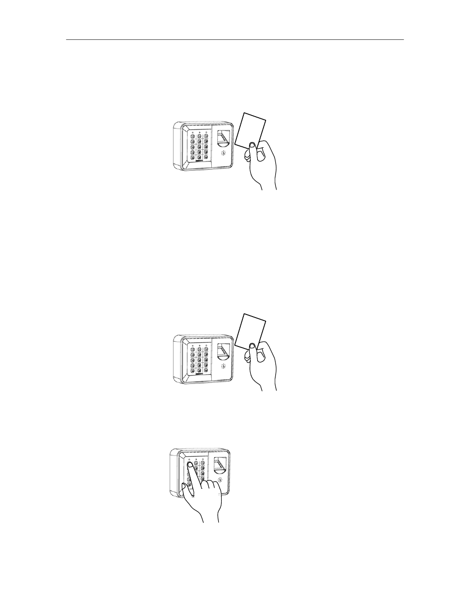 2 performing card only authentication, 3 performing card with pin authentication | Keri Systems BioPointe Users Manual User Manual | Page 51 / 80