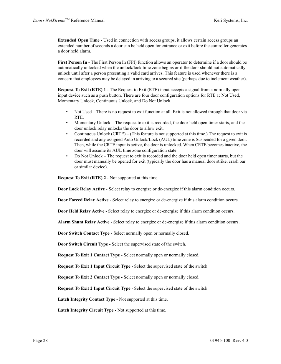 Keri Systems Doors NetXtreme User Manual | Page 30 / 74