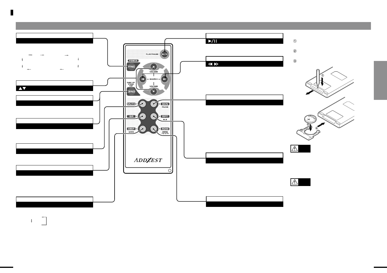 Clarion DXZ825 User Manual | Page 13 / 44