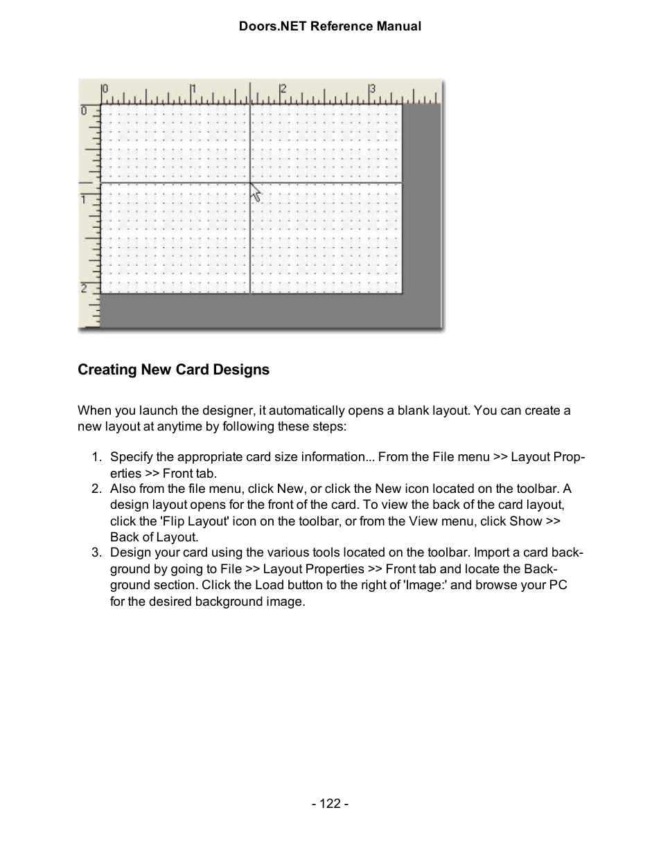 Creating new card designs | Keri Systems Doors.NET Manual User Manual | Page 122 / 602