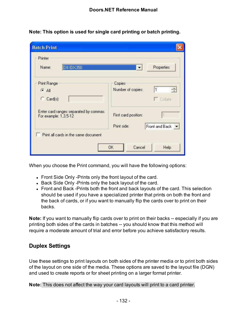 Duplex settings | Keri Systems Doors.NET Manual User Manual | Page 132 / 602
