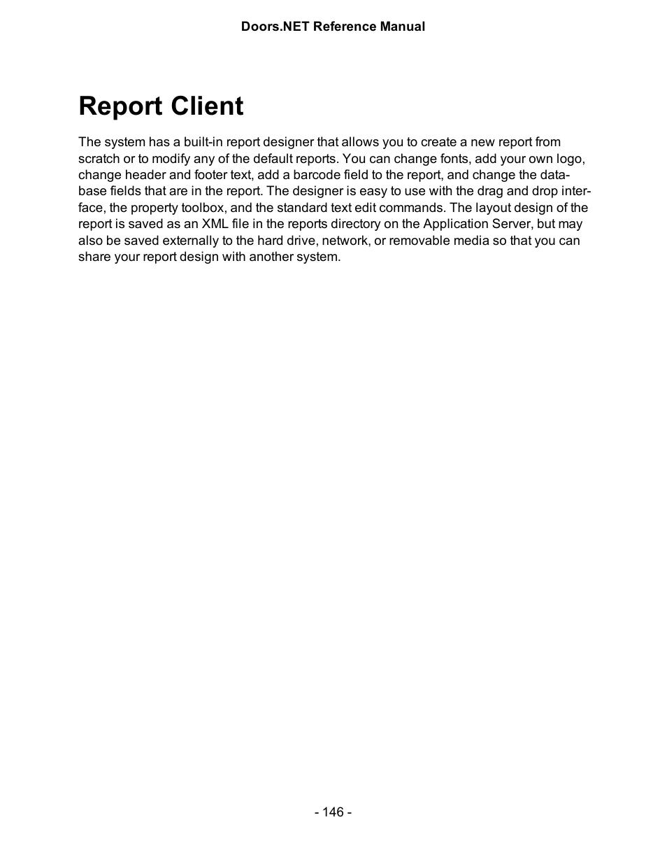 Report client | Keri Systems Doors.NET Manual User Manual | Page 146 / 602