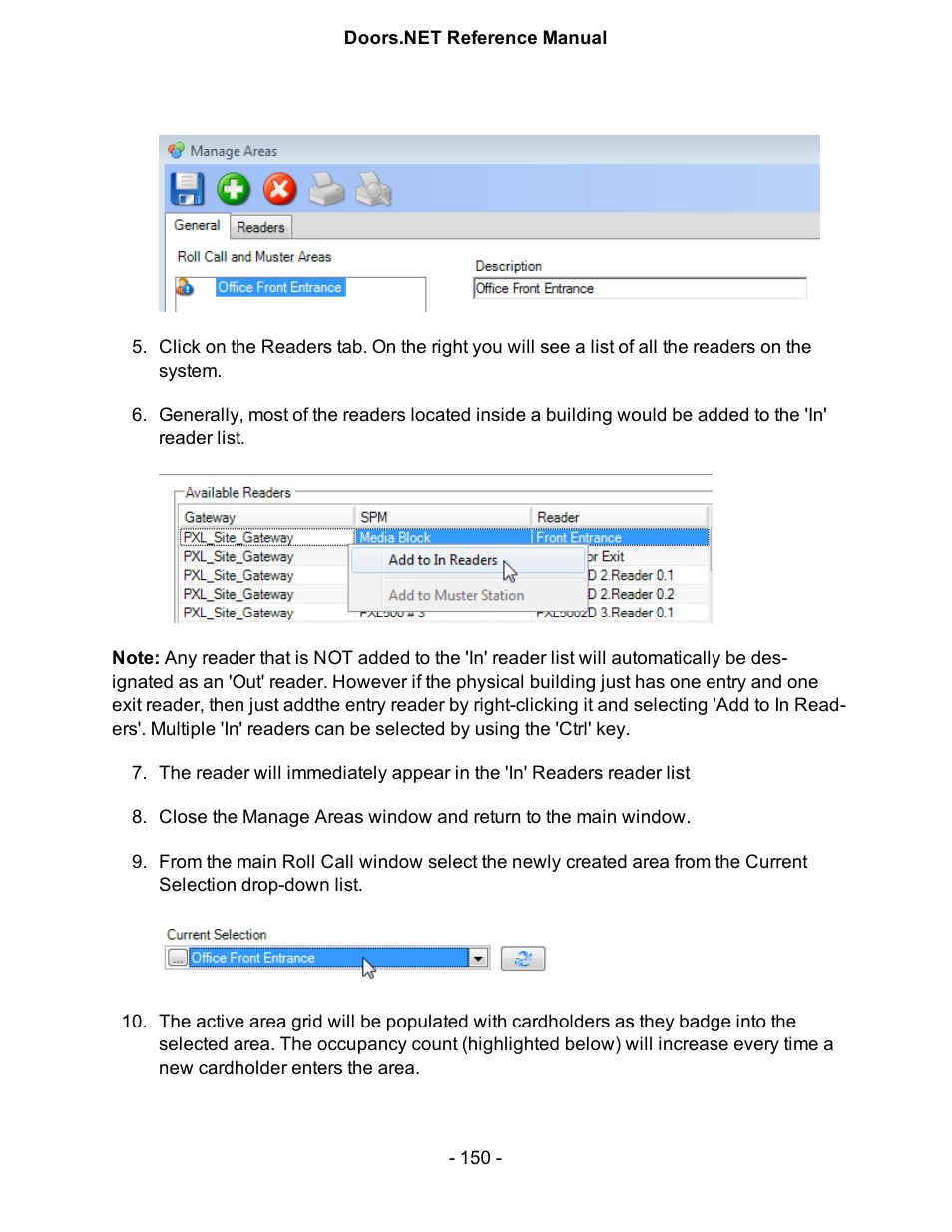 Keri Systems Doors.NET Manual User Manual | Page 150 / 602