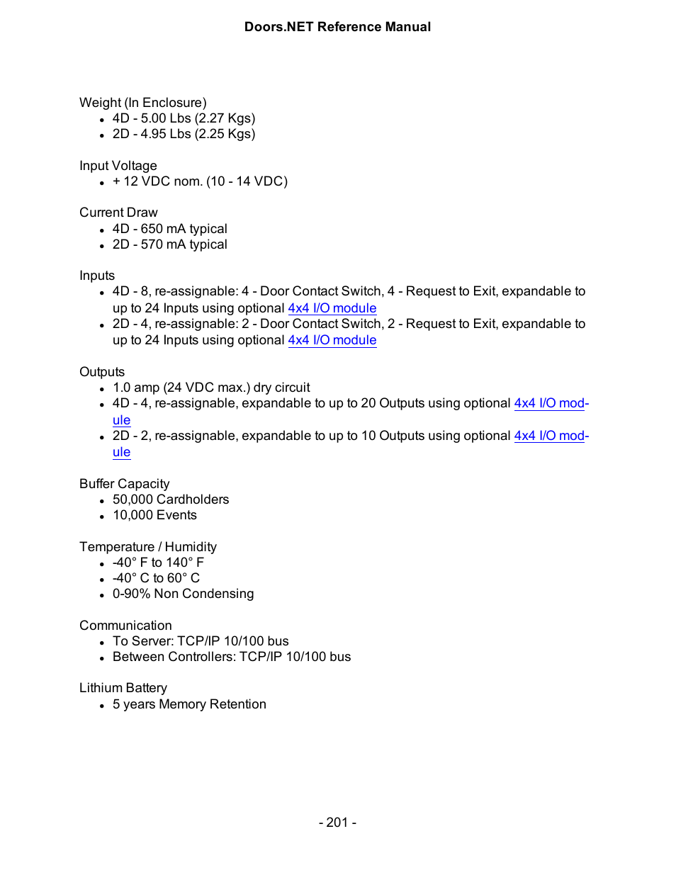 Keri Systems Doors.NET Manual User Manual | Page 201 / 602