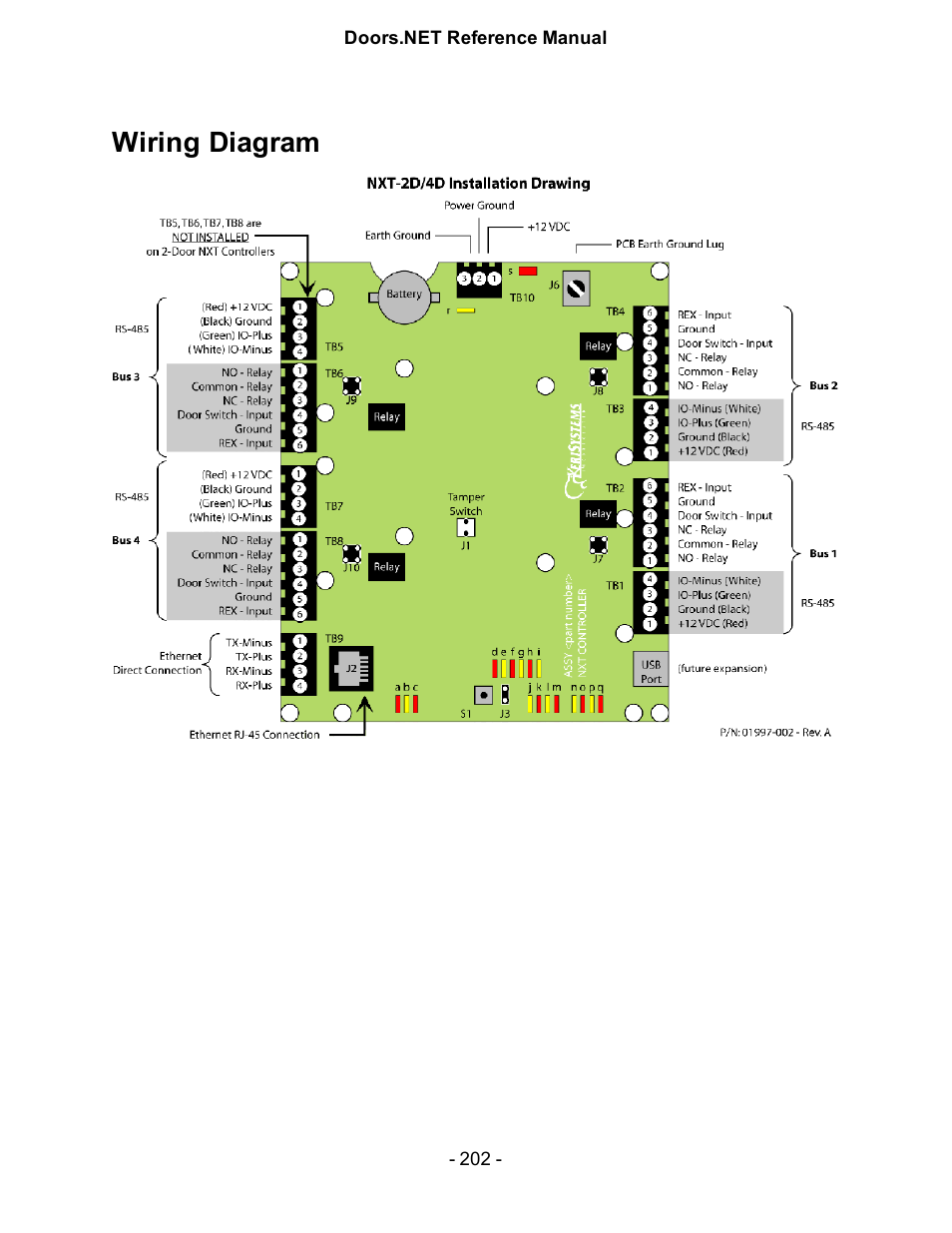 Wiring diagram | Keri Systems Doors.NET Manual User Manual | Page 202 / 602