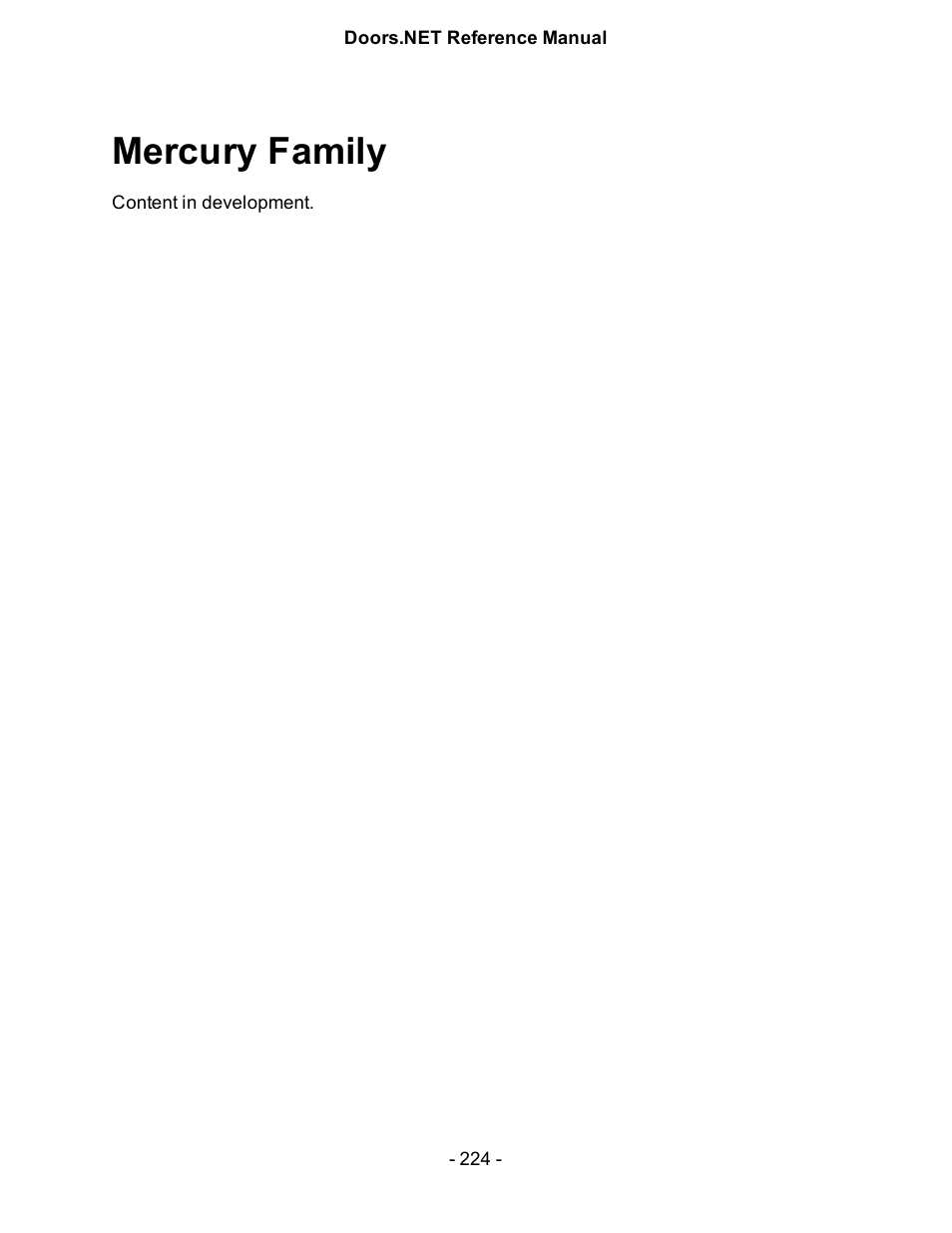 Mercury family | Keri Systems Doors.NET Manual User Manual | Page 224 / 602