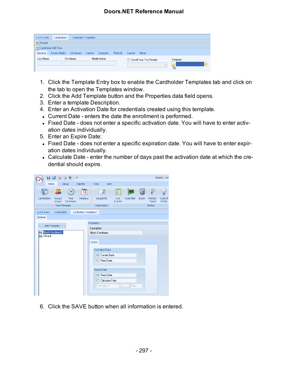 Keri Systems Doors.NET Manual User Manual | Page 297 / 602