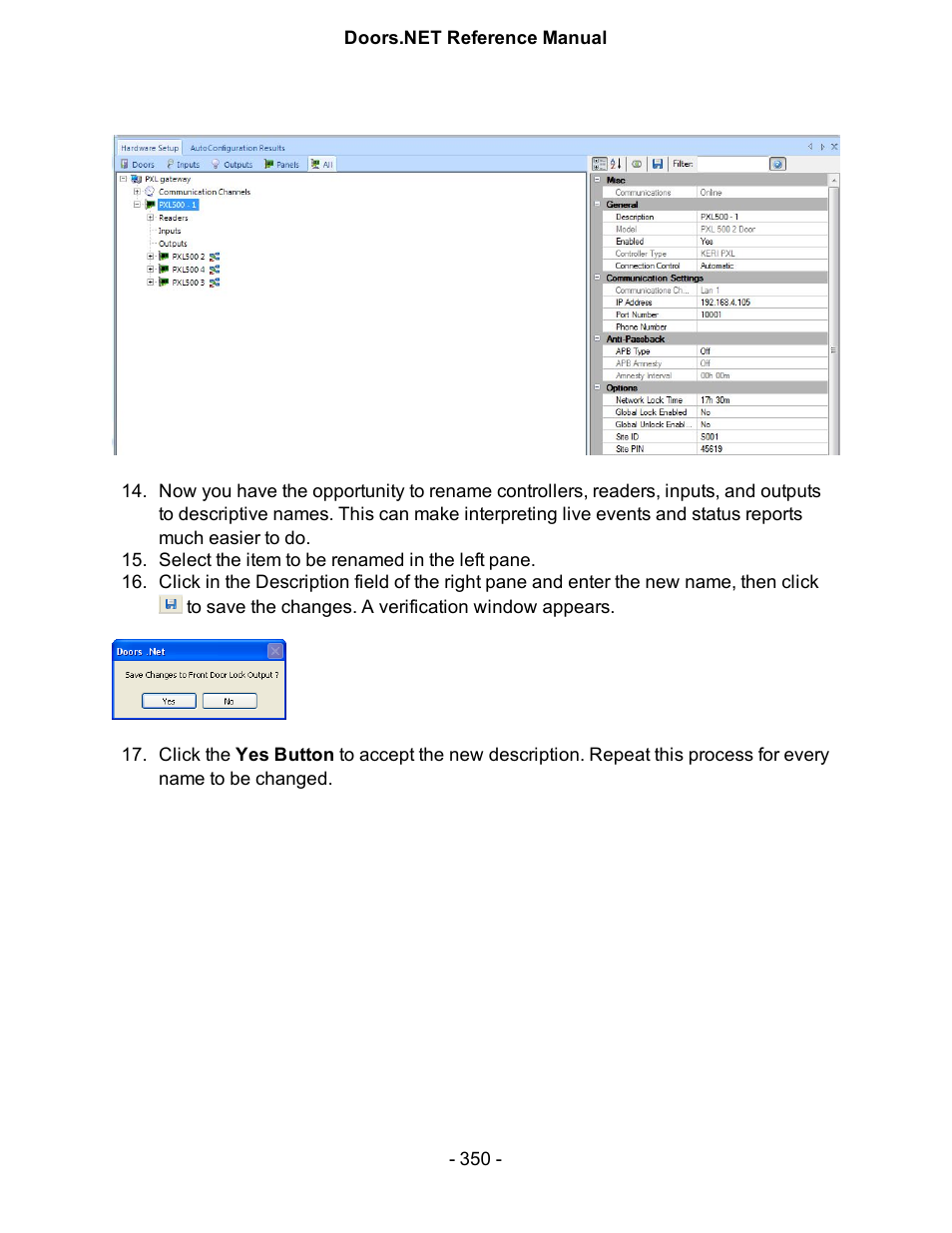 Keri Systems Doors.NET Manual User Manual | Page 350 / 602