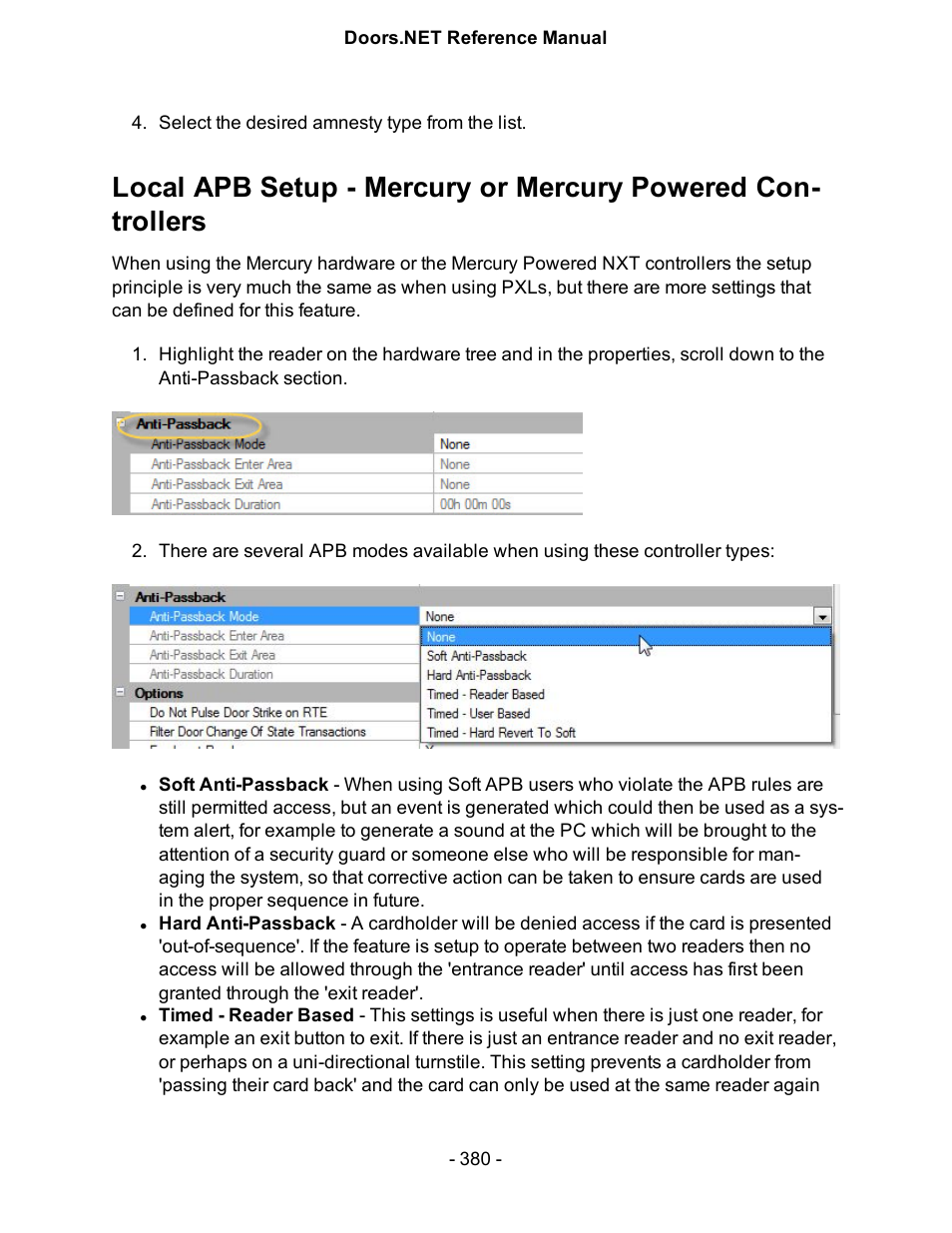 Keri Systems Doors.NET Manual User Manual | Page 380 / 602