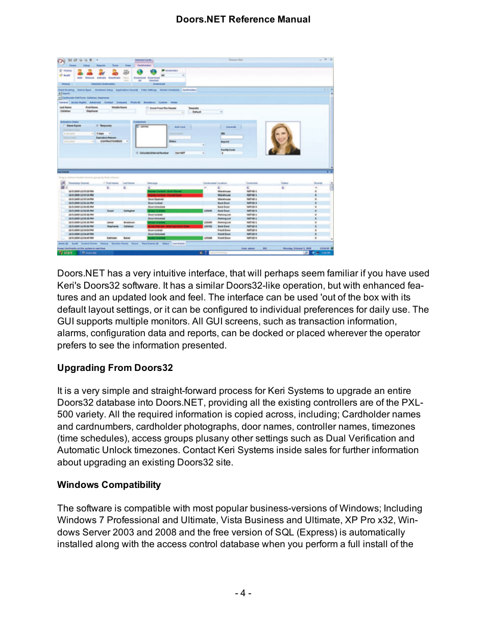 Keri Systems Doors.NET Manual User Manual | Page 4 / 602