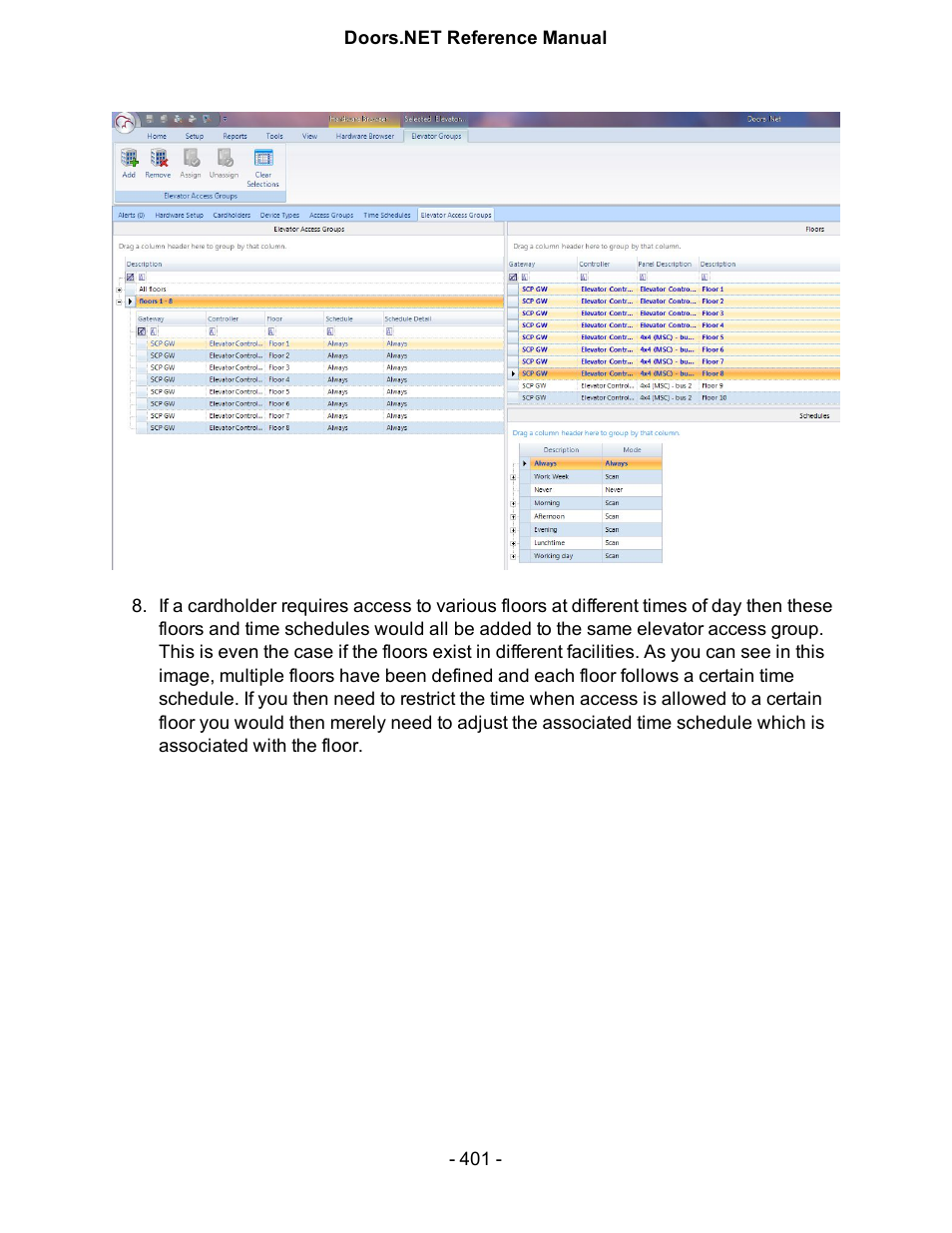 Keri Systems Doors.NET Manual User Manual | Page 401 / 602