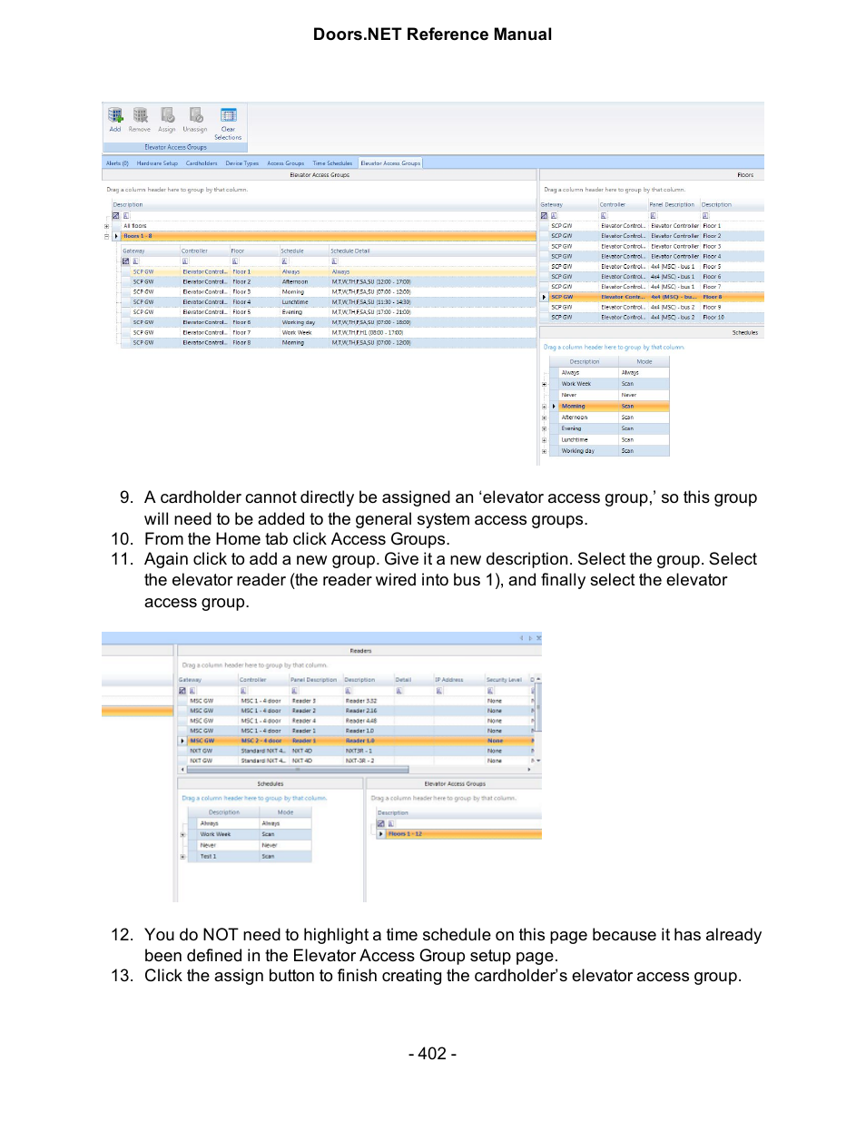 Keri Systems Doors.NET Manual User Manual | Page 402 / 602
