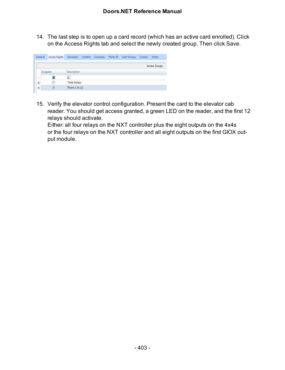 Keri Systems Doors.NET Manual User Manual | Page 403 / 602