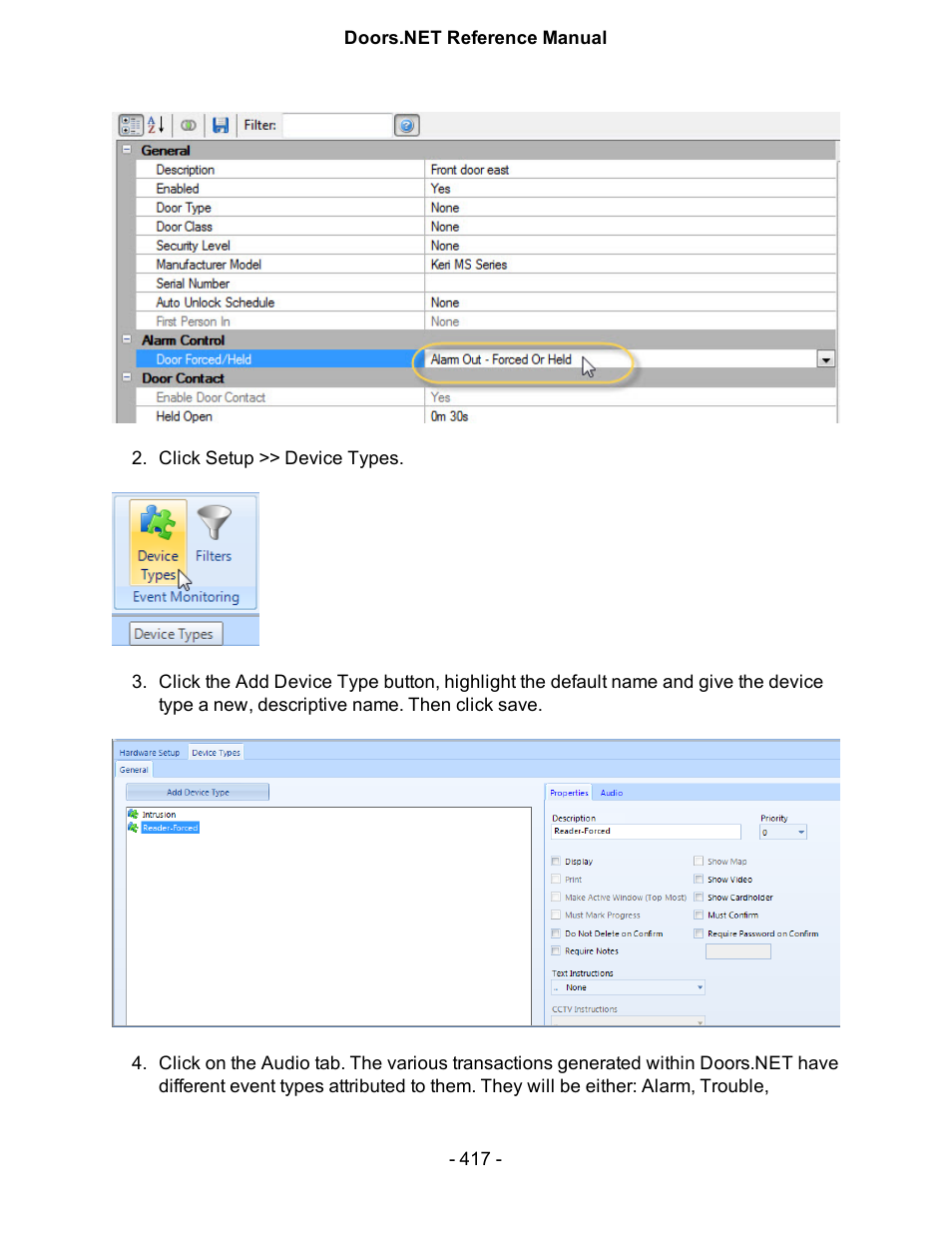 Keri Systems Doors.NET Manual User Manual | Page 417 / 602