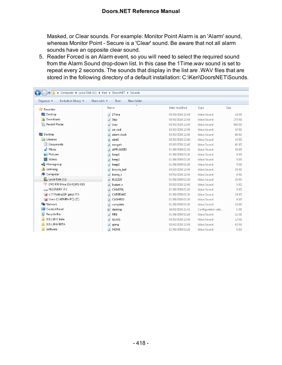 Keri Systems Doors.NET Manual User Manual | Page 418 / 602