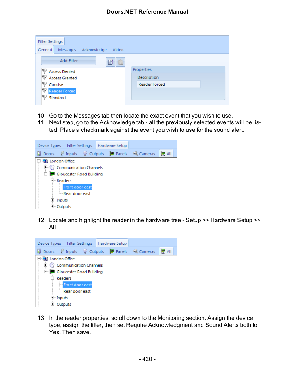 Keri Systems Doors.NET Manual User Manual | Page 420 / 602