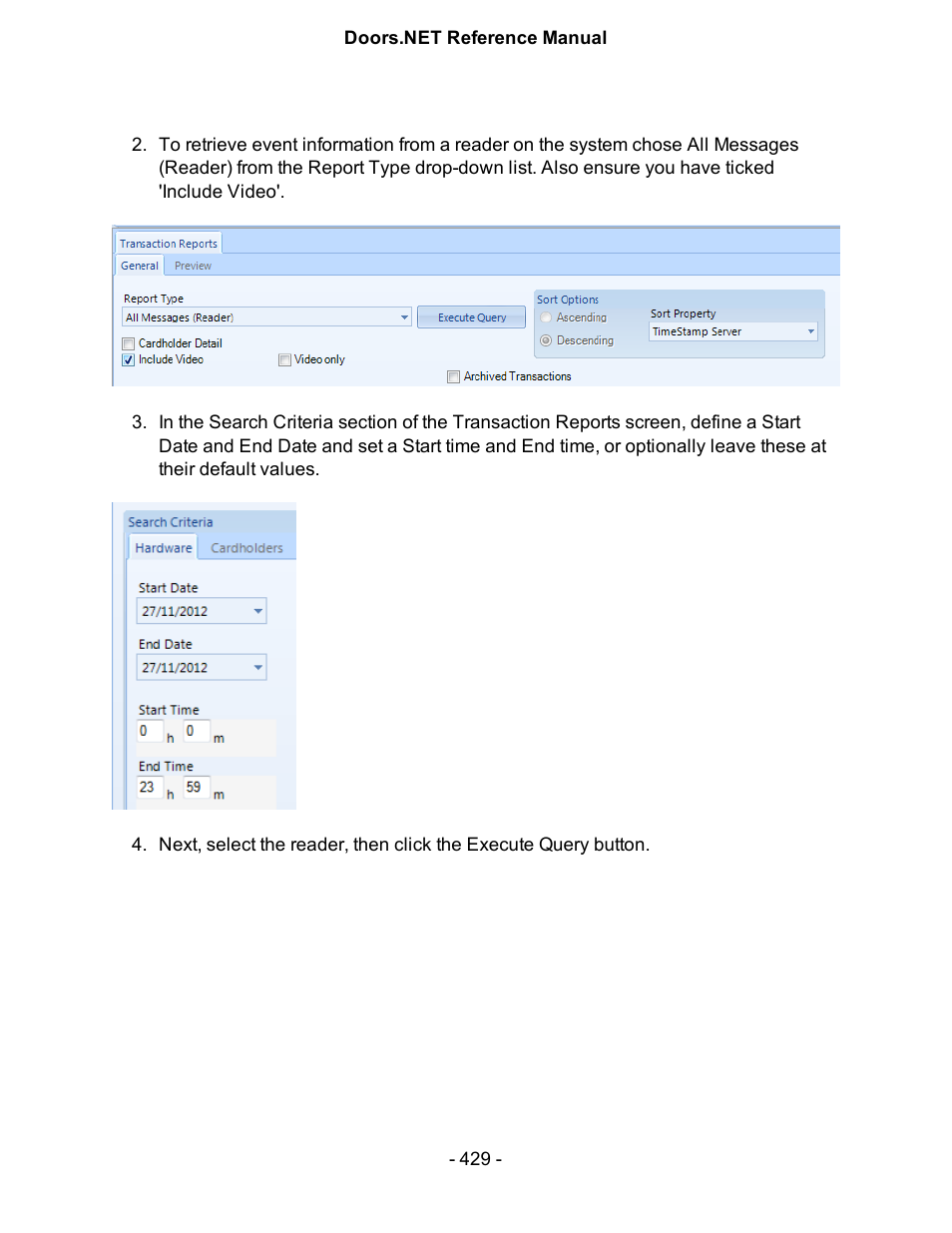 Keri Systems Doors.NET Manual User Manual | Page 429 / 602