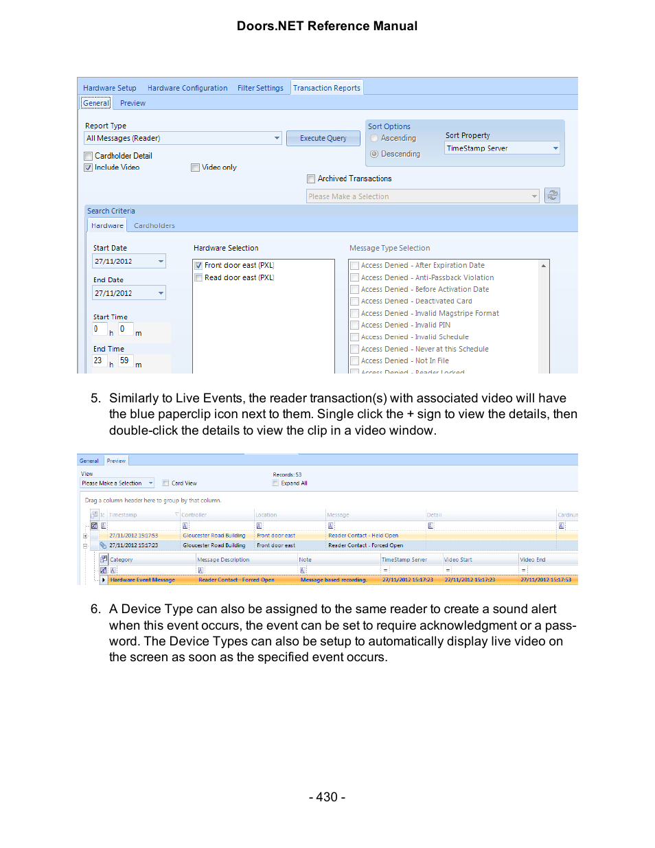 Keri Systems Doors.NET Manual User Manual | Page 430 / 602