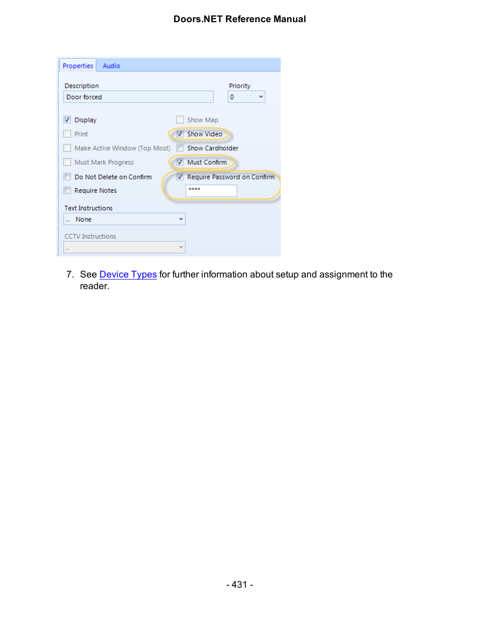 Keri Systems Doors.NET Manual User Manual | Page 431 / 602