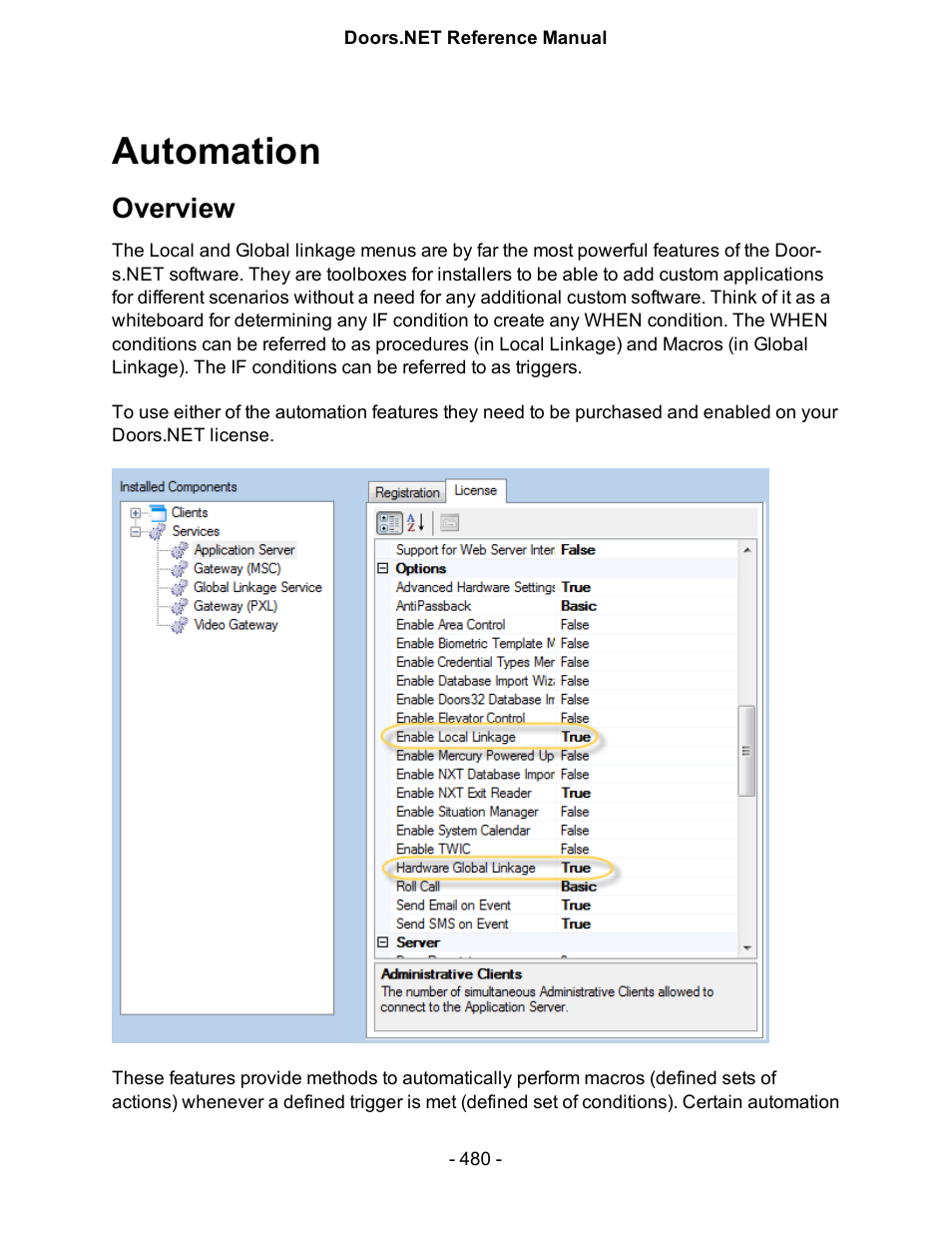 Automation, Overview, Automation tasks | Keri Systems Doors.NET Manual User Manual | Page 480 / 602
