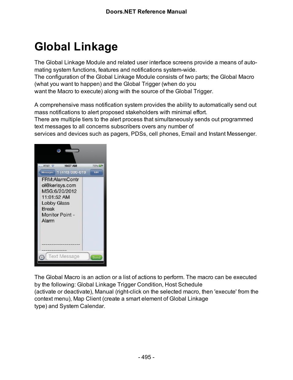 Global linkage | Keri Systems Doors.NET Manual User Manual | Page 495 / 602