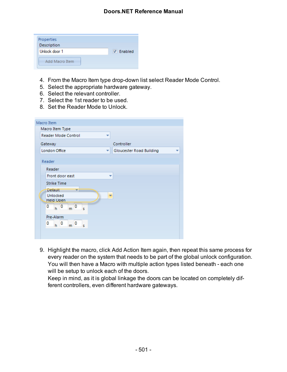 Keri Systems Doors.NET Manual User Manual | Page 501 / 602