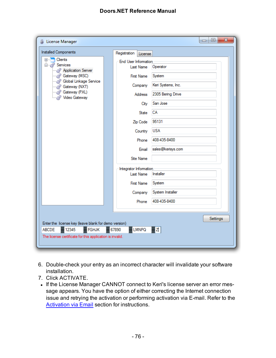 Keri Systems Doors.NET Manual User Manual | Page 76 / 602