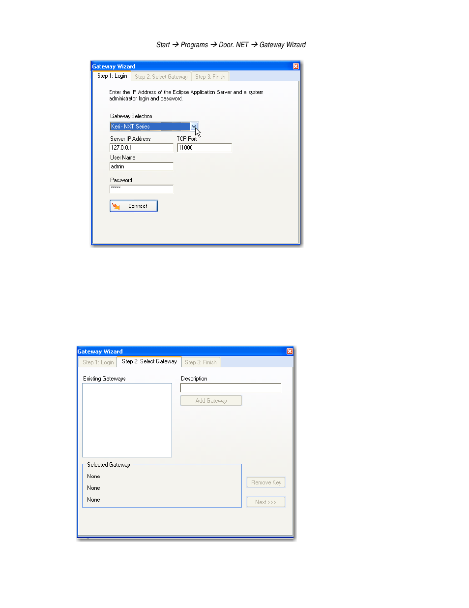 Keri Systems Doors.NET Quick Start User Manual | Page 3 / 11
