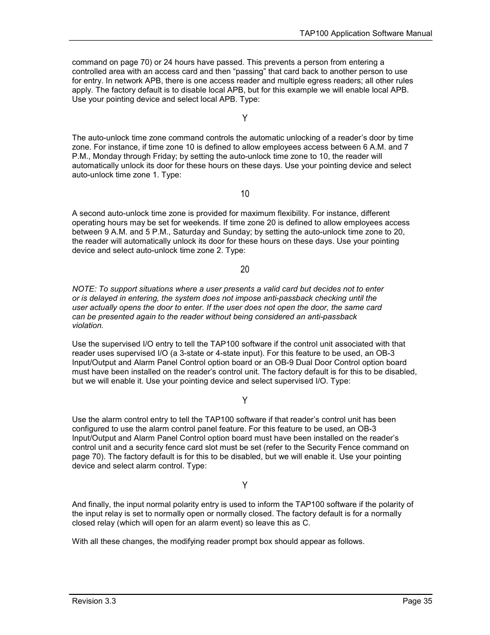 Keri Systems TAP100 User Manual | Page 35 / 84