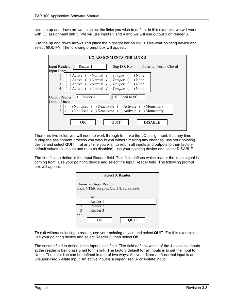 Keri Systems TAP100 User Manual | Page 44 / 84